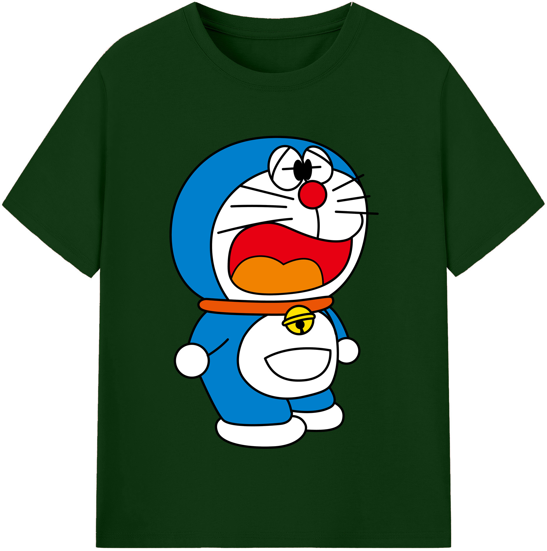 （画像用） ドラえもん Doraemon 綿100％半袖Tシャツ（フロントプリント）